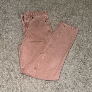 American Eagle Outfitters Blush Pink Corduroy Jeans Size 0